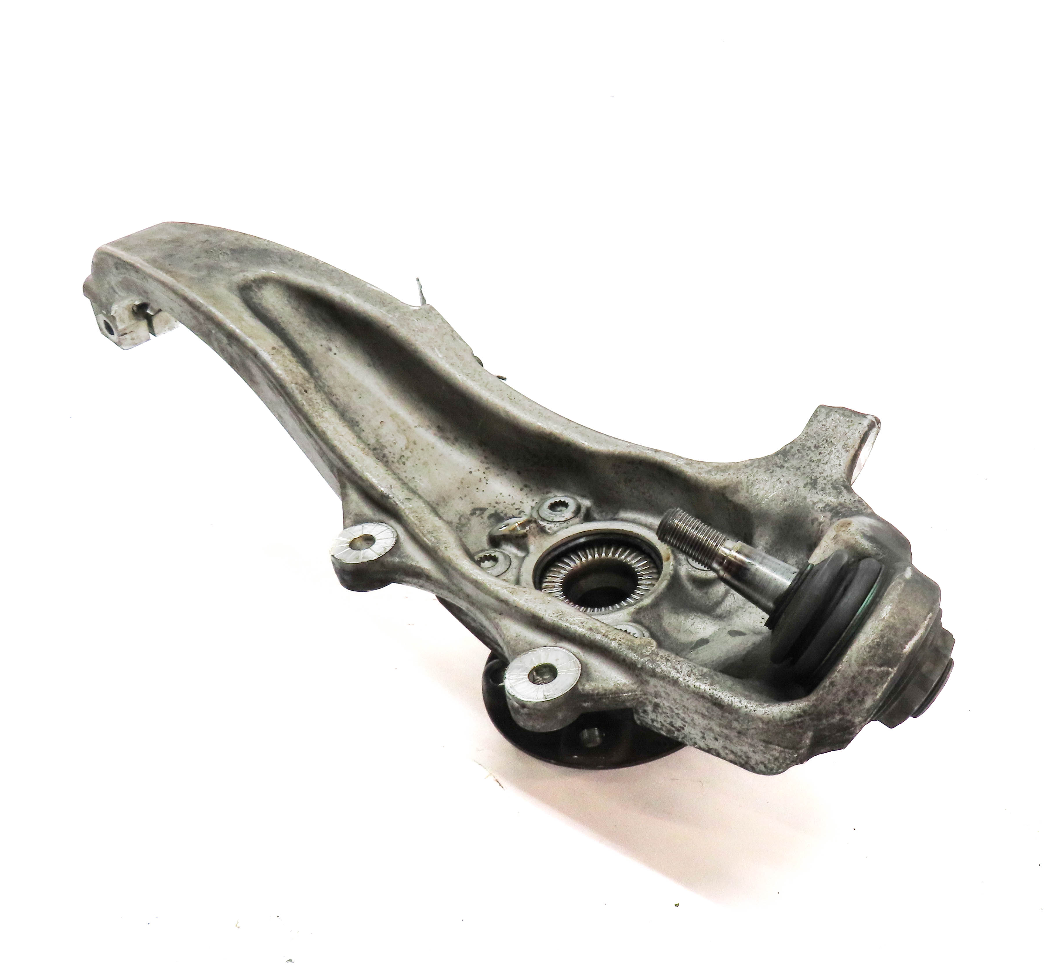 2010-2019 BMW 535iGT 550iGT 740i 750i (F01 F07) AWD LEFT FRONT SPINDLE KNUCKLE — exact item pictured